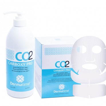 CO2 CARBOXY PRO – набор с кроеной маской-активатором для лица и шеи