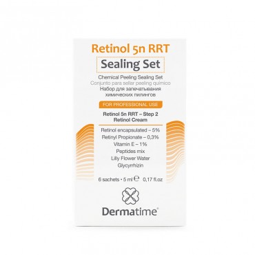Retinol 5n RRT Sealing Set - Набор саше с инкапсулированным ретинолом 5% для запечатывания химических пилингов